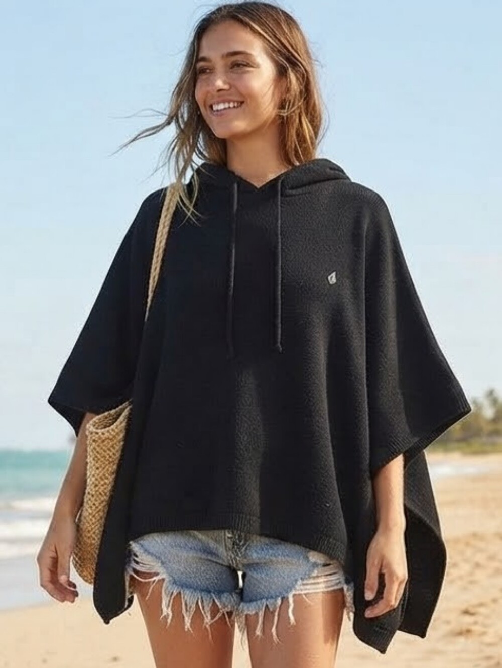 ✅3/40$ VOLCOM poncho top